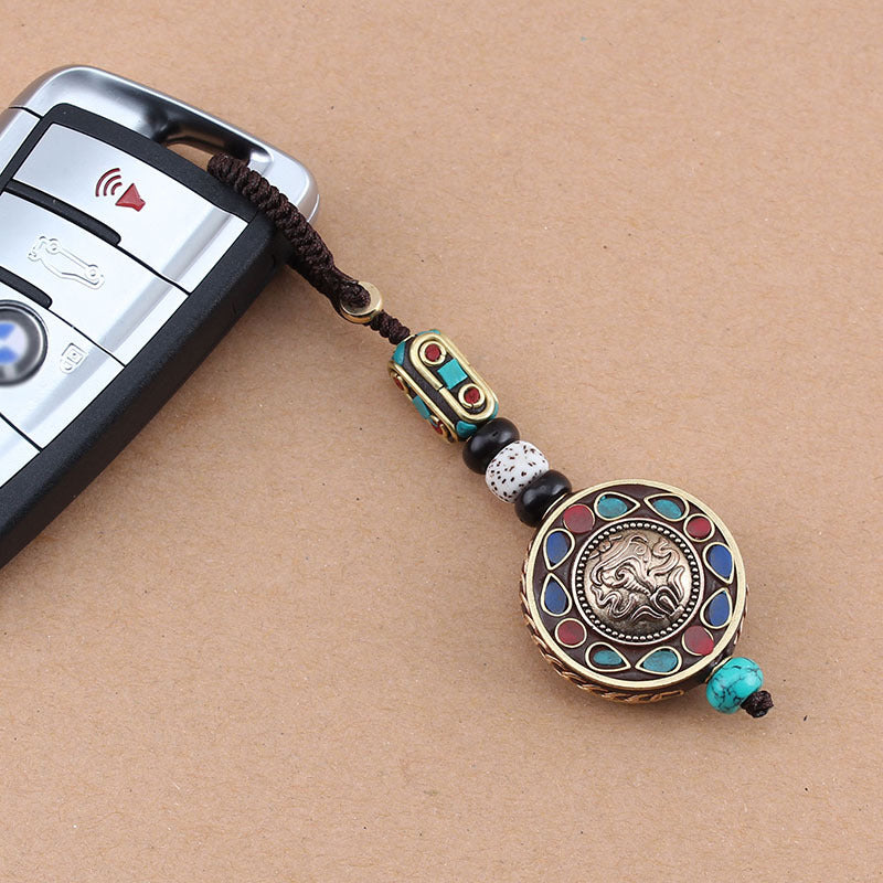 Wholesale Nepalese Vintage Car Alloy Keychains